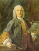 Domenico Scarlatti, portrayed by Domingo Antonio Velasco in 1738.